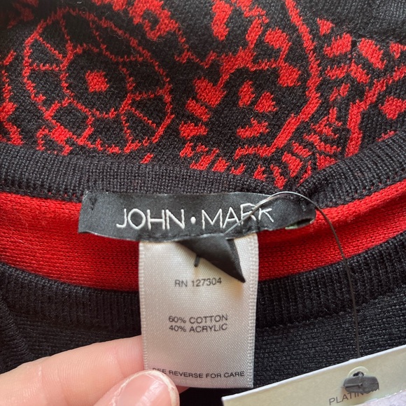S/M john mark short sleeve sweater - Picture 5 of 9